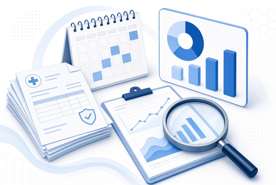 Aged accounts receivable segmentation illustration
