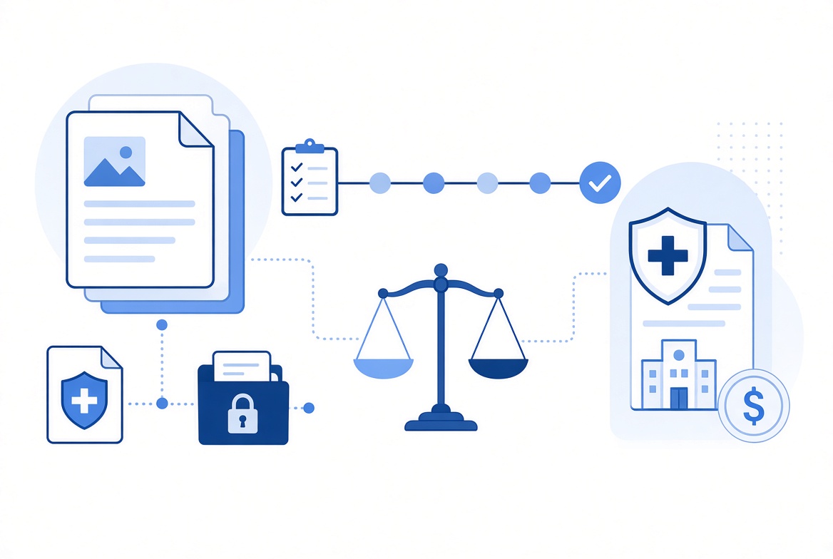 Documentation and audit trail illustration for IDR processes