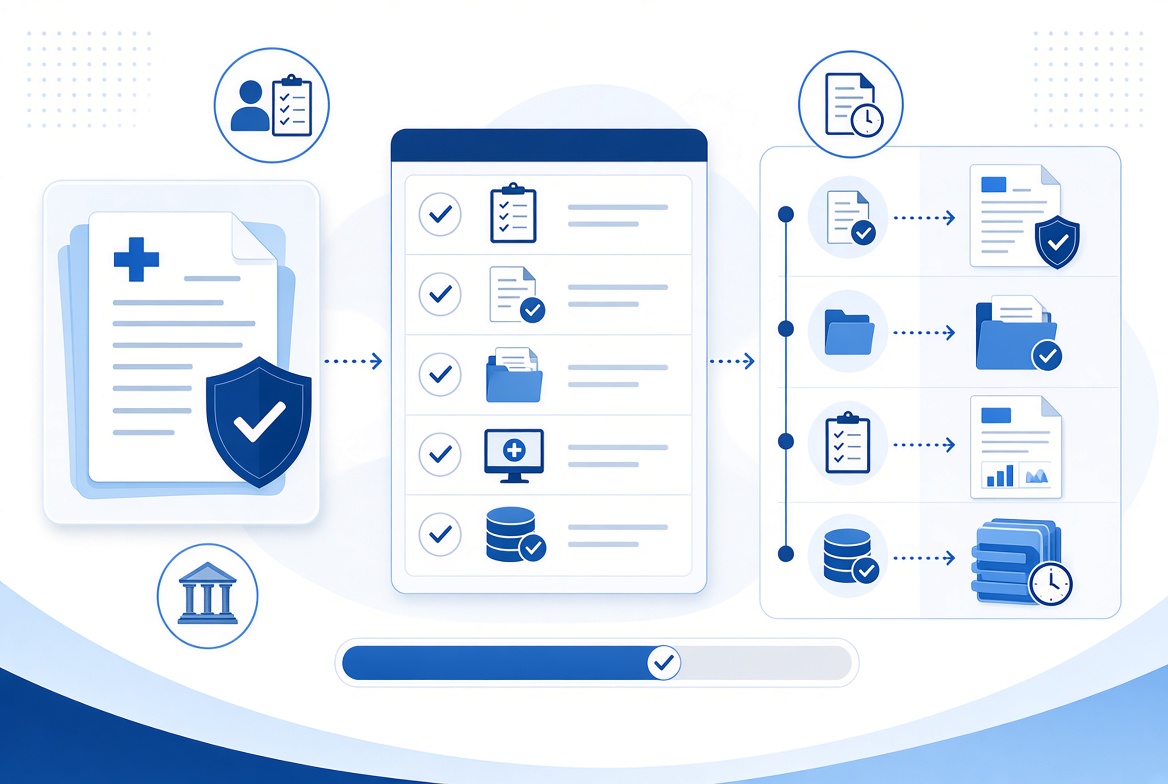Insurance verification and claim status tracking workflow